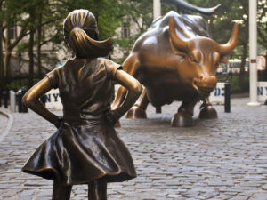 La petite fille qui tient tête à la Bourse